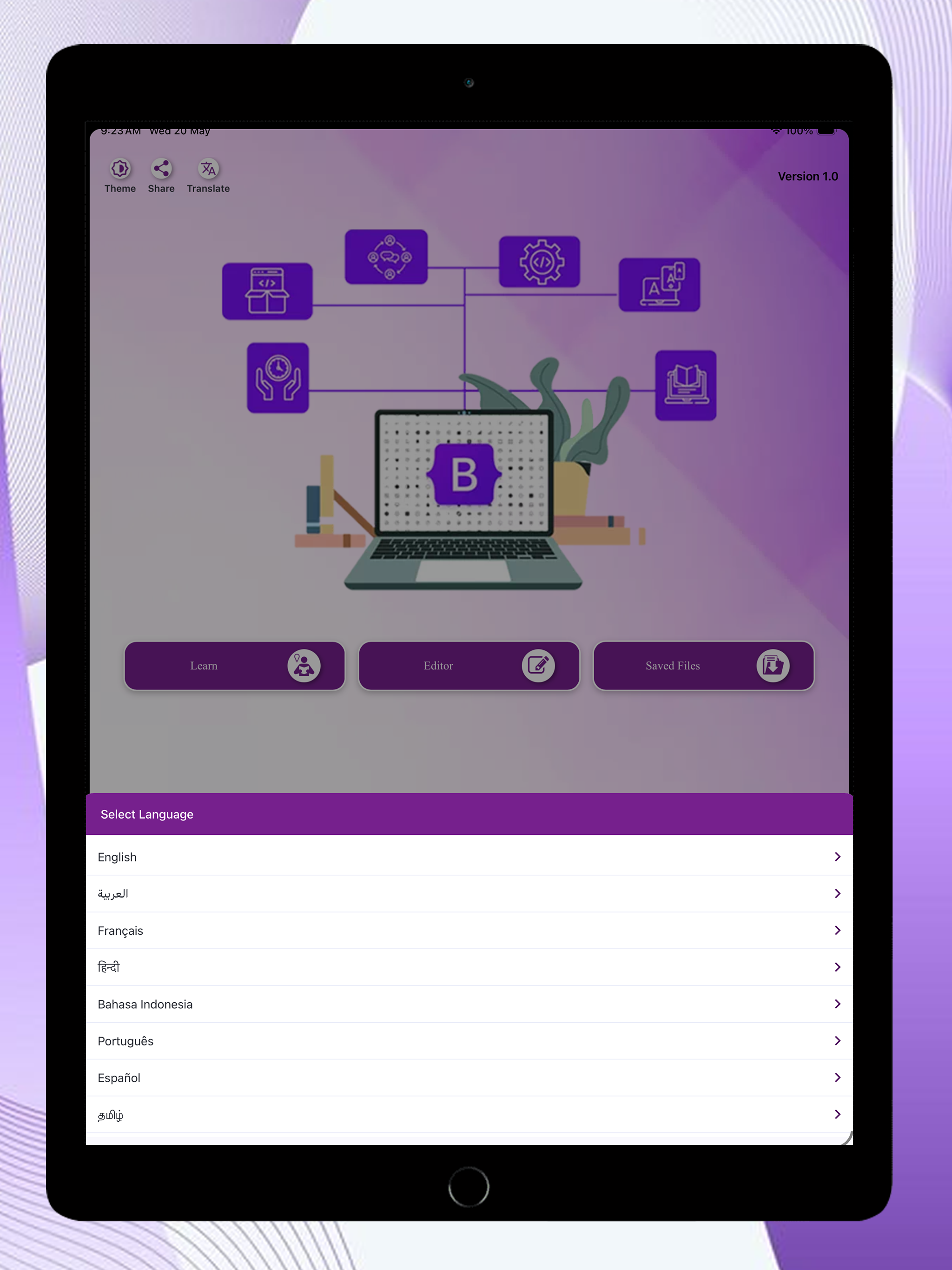 Bootstrap Code Play screenshot 10