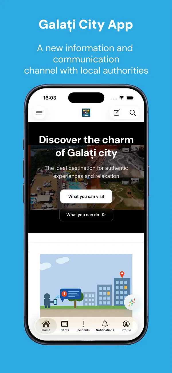 Screenshot #1 pour Galați City App
