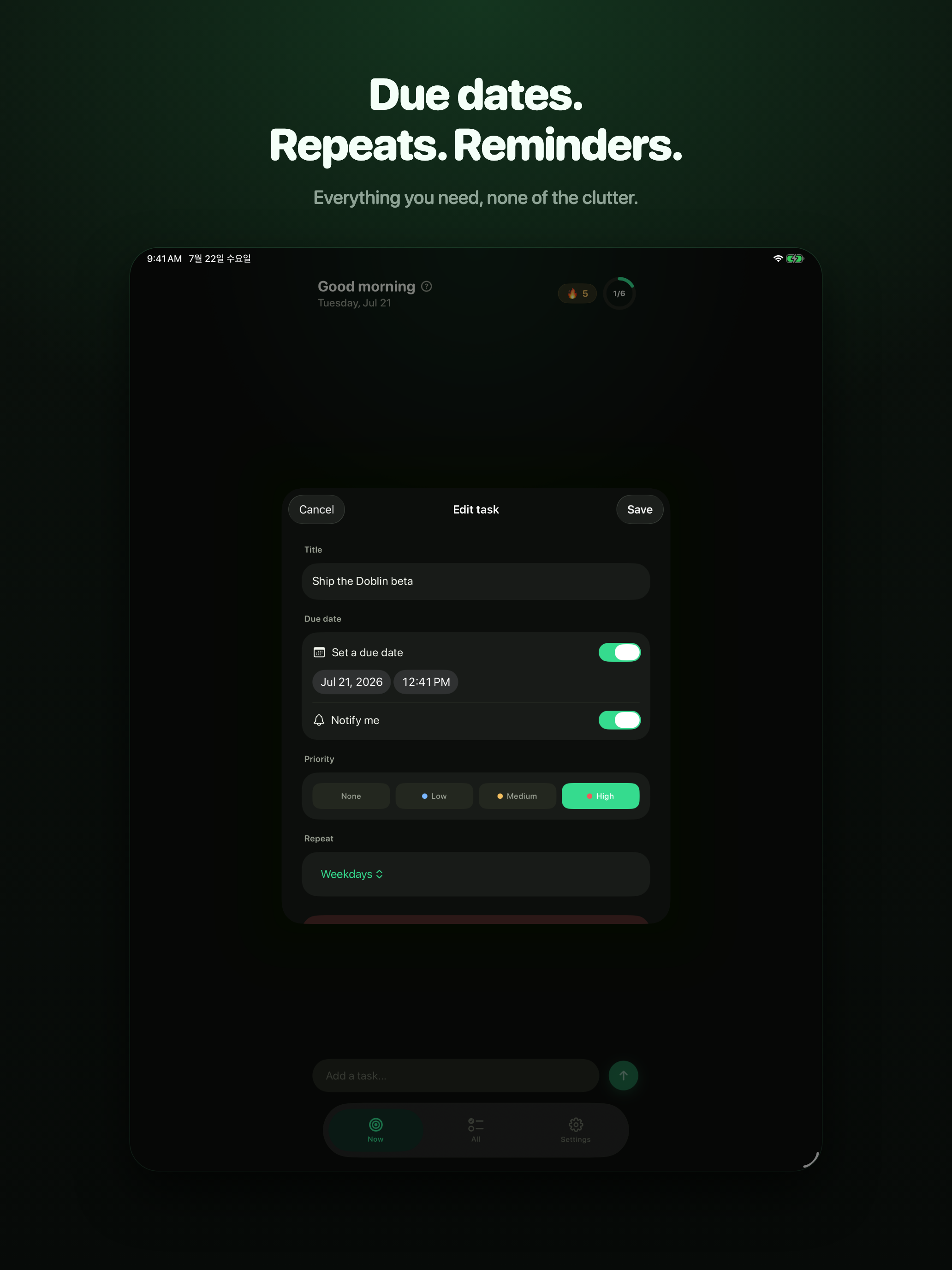Doblin – To-Do List & Focus screenshot 8