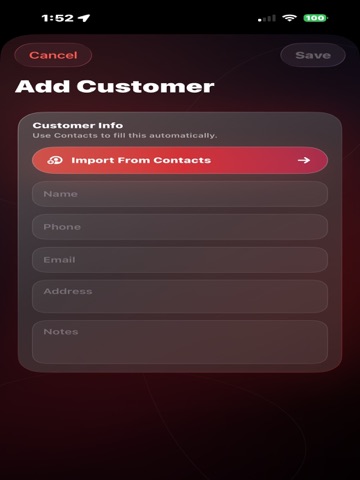 App screenshot