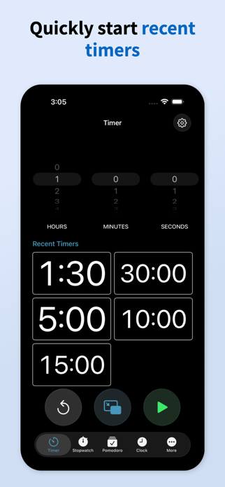 Pop Out Timer Stopwatch Clock Screenshot 4 of 7