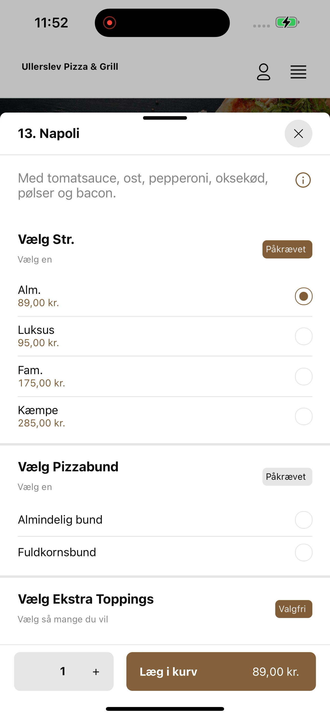 Ullerslev Pizza & Grill 5540 screenshot 7