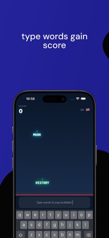 Word Meteors: Typing Game Screenshot 2 of 3