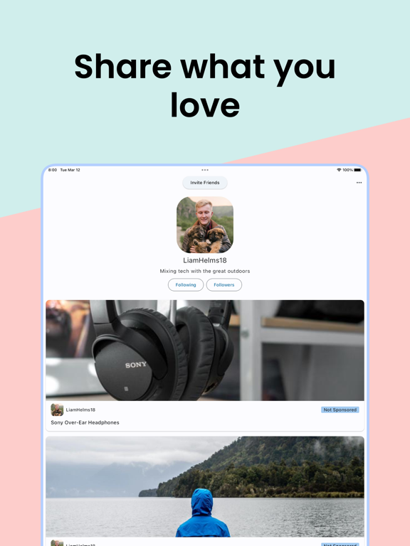 Pikelane iPad screenshot 6 - Social Networking app