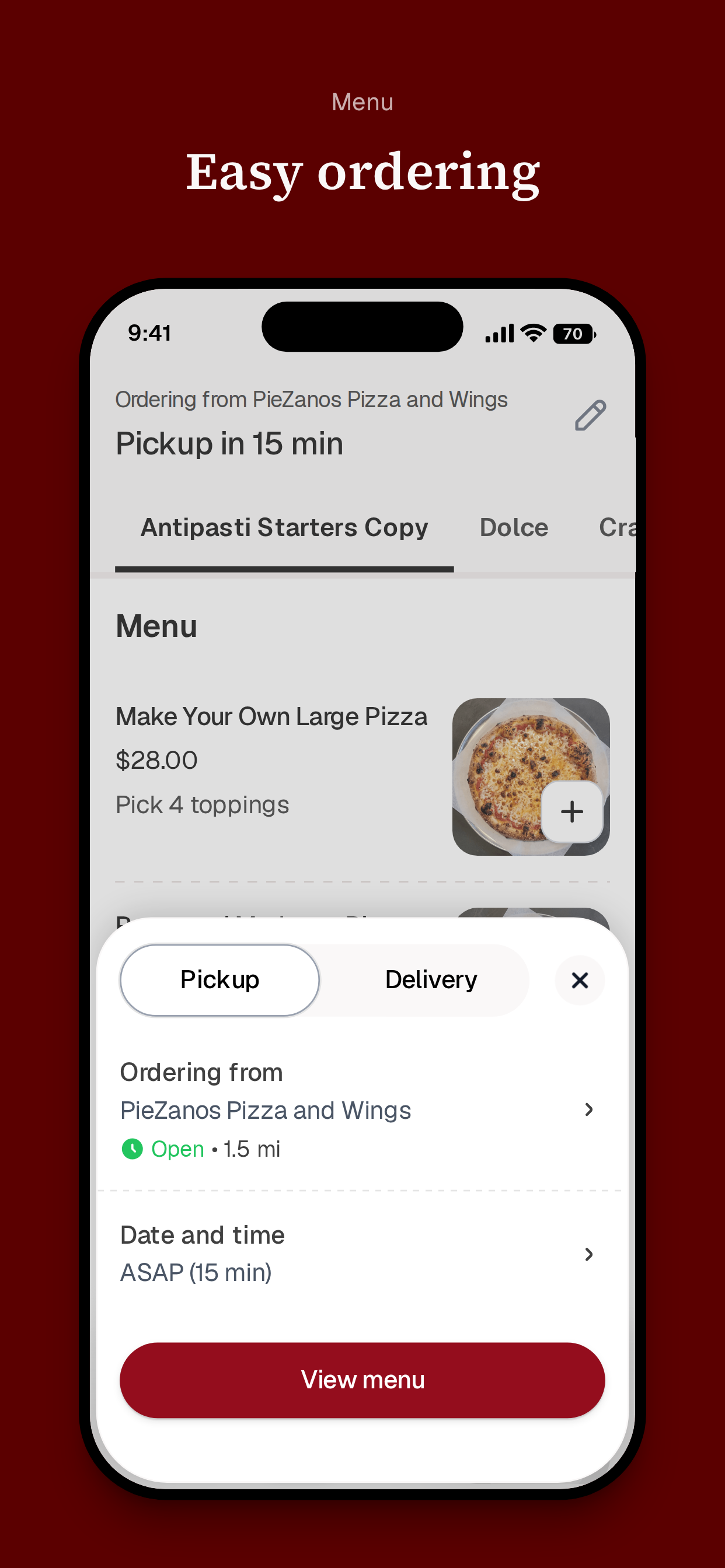 PieZanos Pizza and Wings screenshot 3