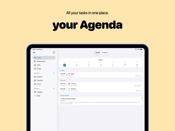 School Planner, Class Schedule iPad screenshot
