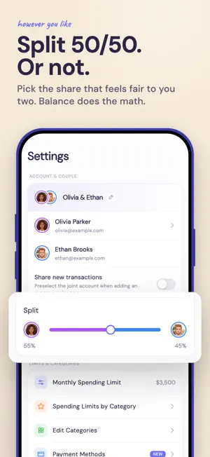 Couples Budget Tracker—Balance screenshot 3