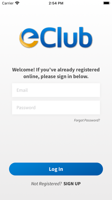 EClubOnline Screenshot