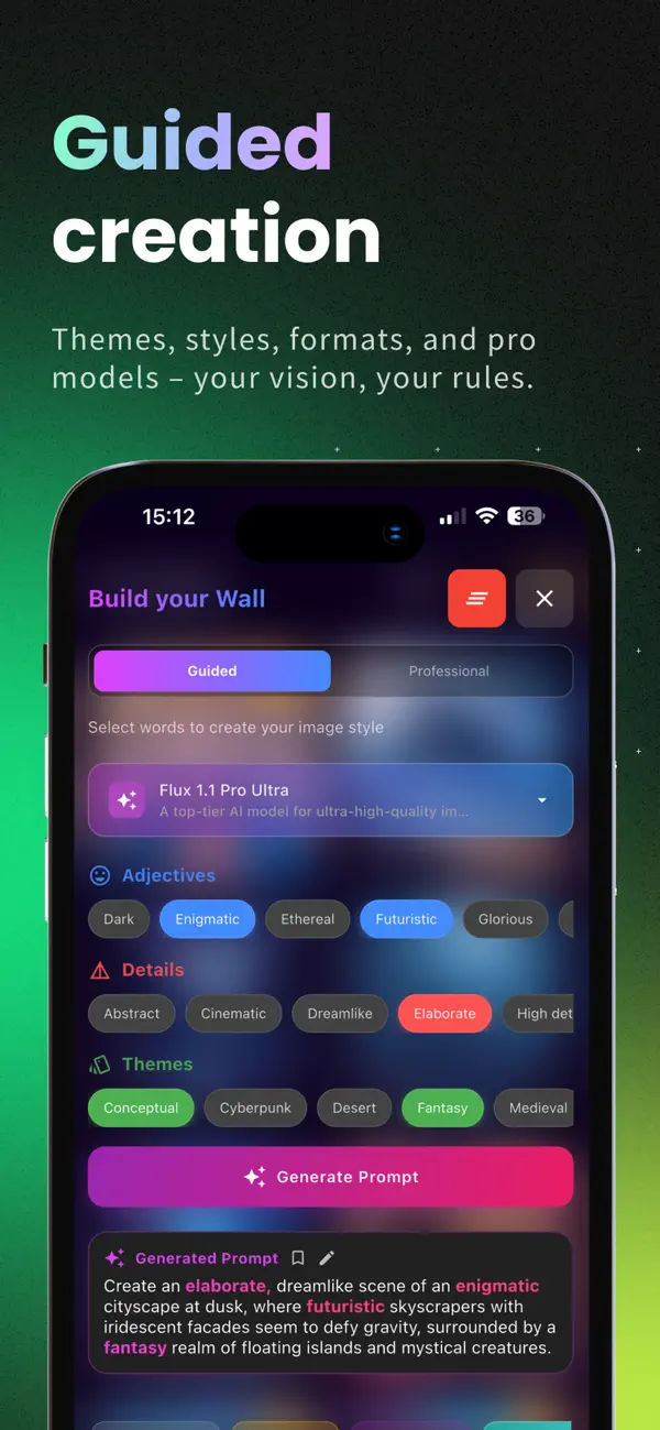 Screenshot #2 pour DreamWalls: AI Art Magic