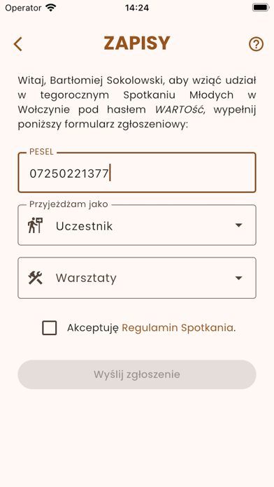 App screenshot