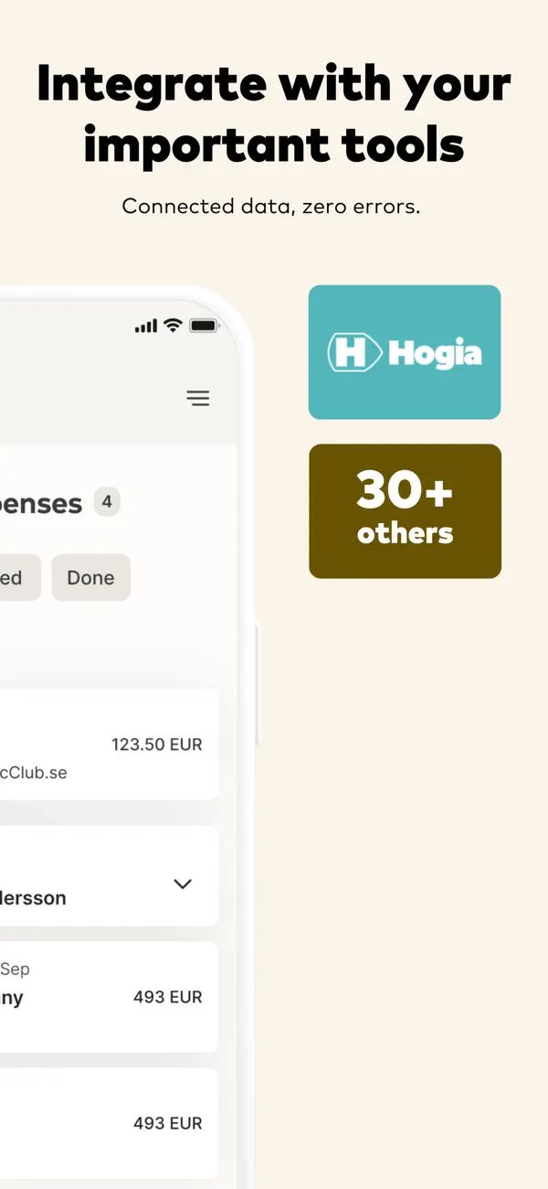 Screenshot #2 pour Hogia OpenHR Utlägg & Resa