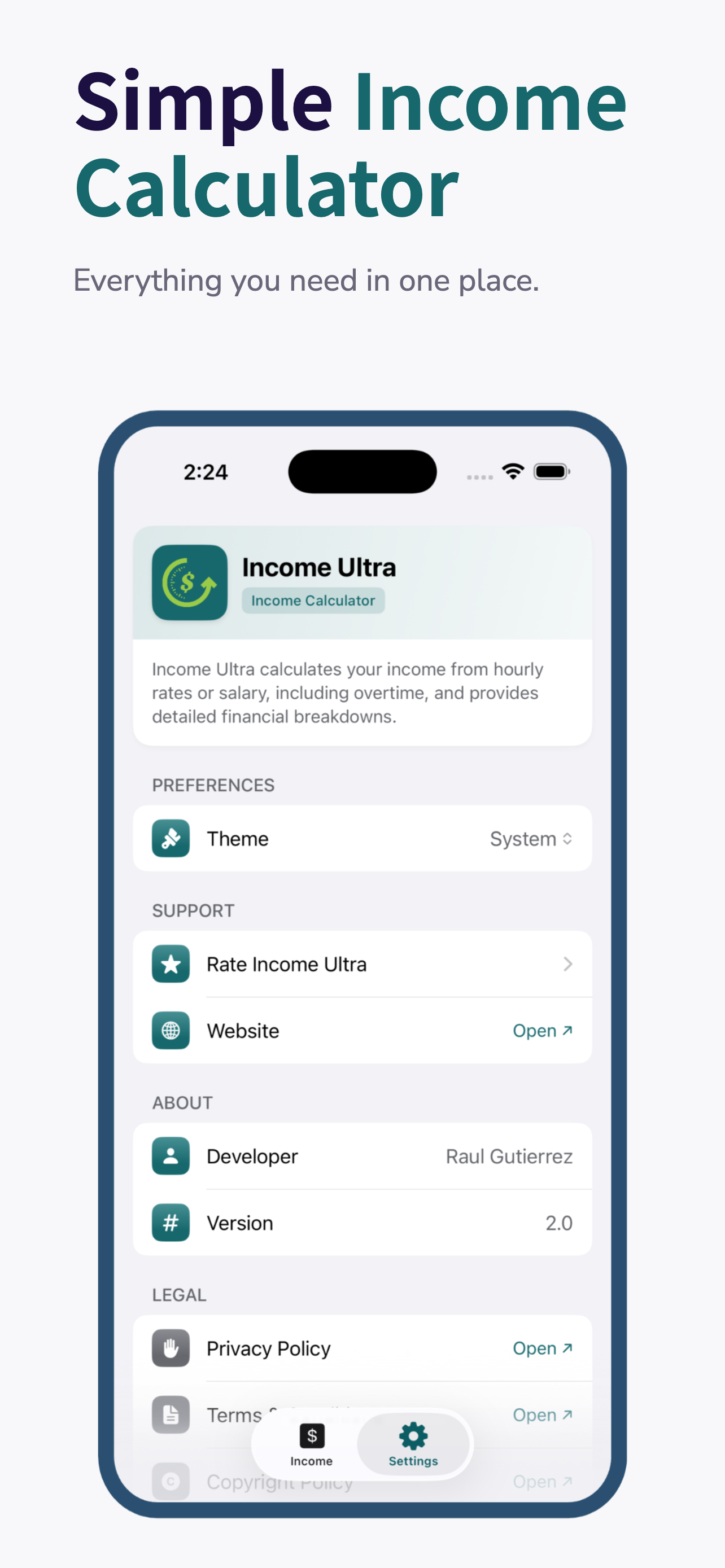 Income Ultra