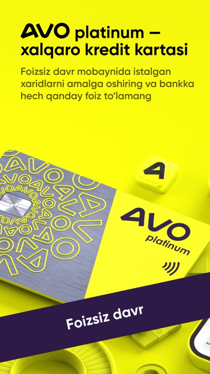 AVO — onlayn bank