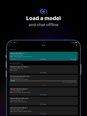 PocketPal AI iPad screenshot 4