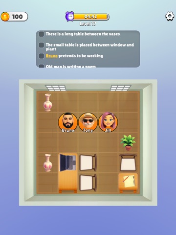 Table Trouble - Logic Puzzle iPad screenshot