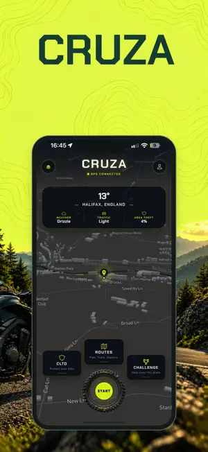 Cruza: Motorbike Tracker screenshot 1