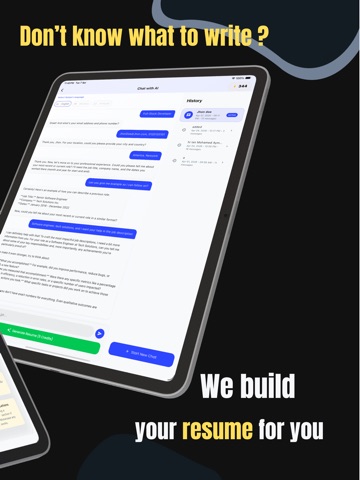 Resume AI Builder: CV Maker iPad screenshot