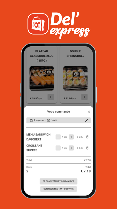 Del'Express app screenshot 3