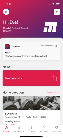 myFitness+ screenshot