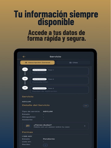 Manuel Solis Law Firm iPad screenshot