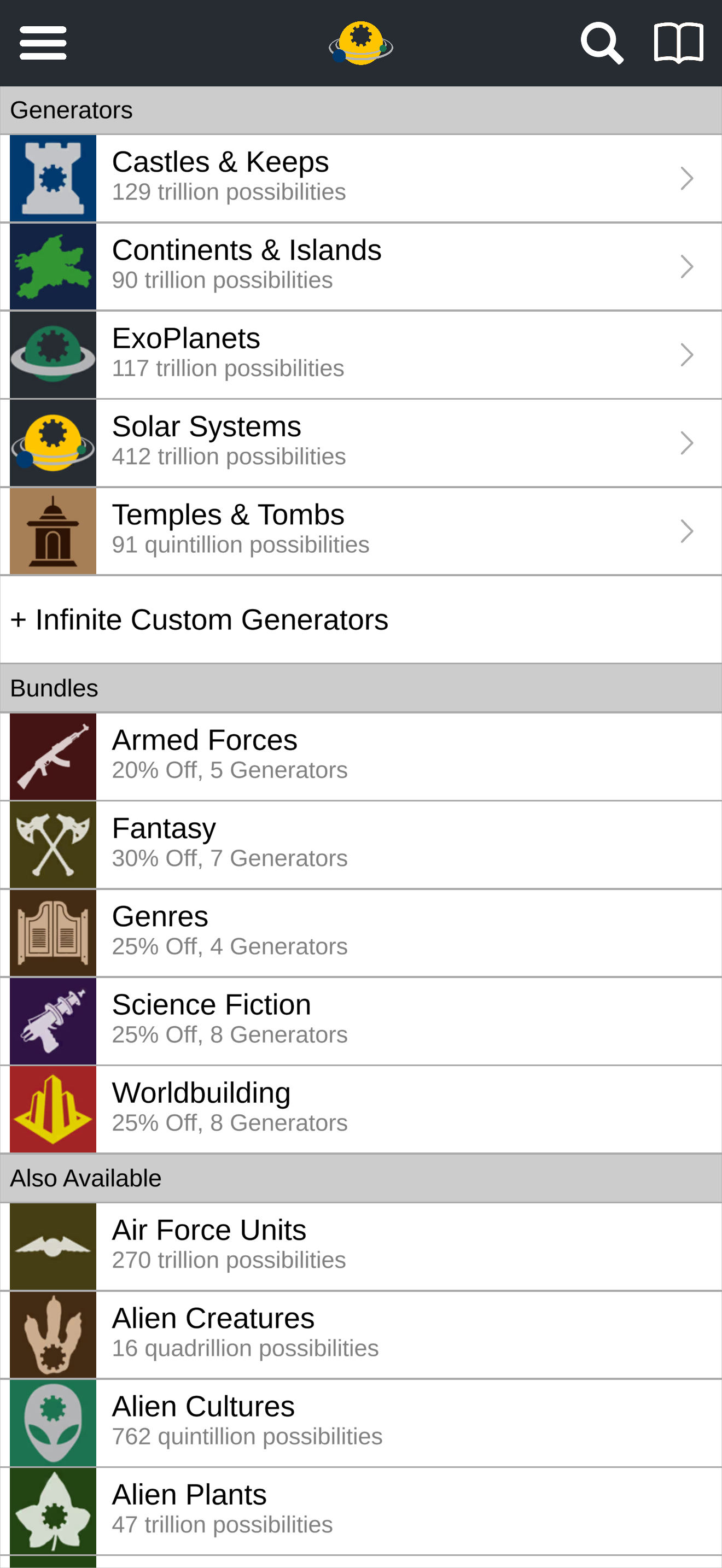 Genesis - World Building