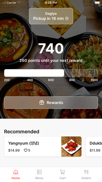 Dagiya iPhone screenshot 1 - Food & Drink app