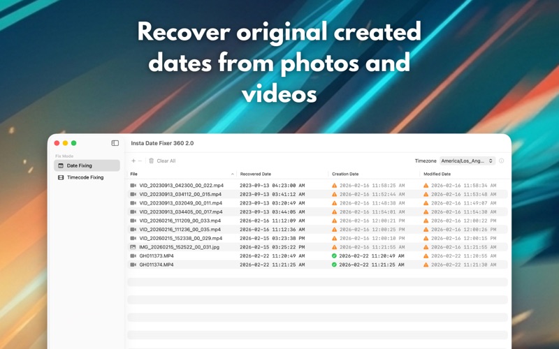 Insta Date Fixer 360 screenshot