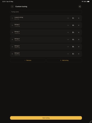 Guitar Tuner: Tunify ipad screenshot 4