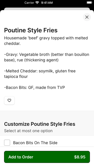 Gentle Grill iPhone screenshot 3 - Food & Drink app