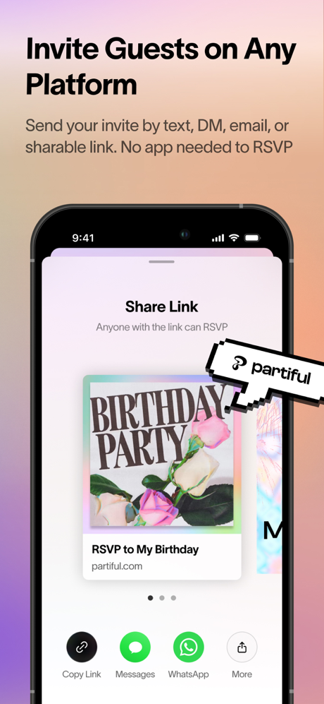 Partiful: Party Invite Maker screenshot 3
