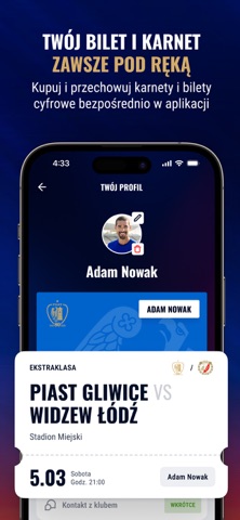 Piast Gliwice Mobile screenshot