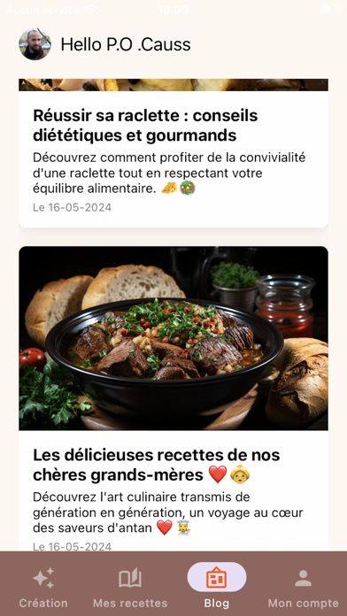 GourmAI - Chef Cuisinier IA Screenshot