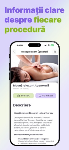 Servicii Spa Therapy Moldova iPhone screenshot
