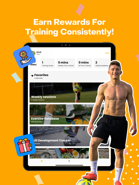 RicFit: Soccer Training Drills iPad screenshot 8 - Sports app
