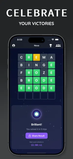 Nova - Daily Word Puzzle screenshot 4