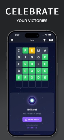Nova - Daily Word Puzzle Screenshot 4 of 6