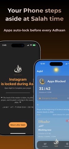 Aqbil: Salah Focus & Block iPhone screenshot
