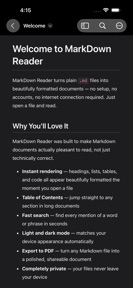 MarkDown Reader - MD Viewer screenshot