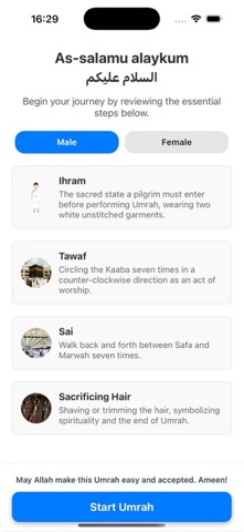 Umrah Steps iPhone screenshot
