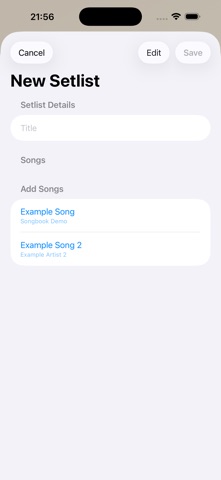 Songbook LS screenshot
