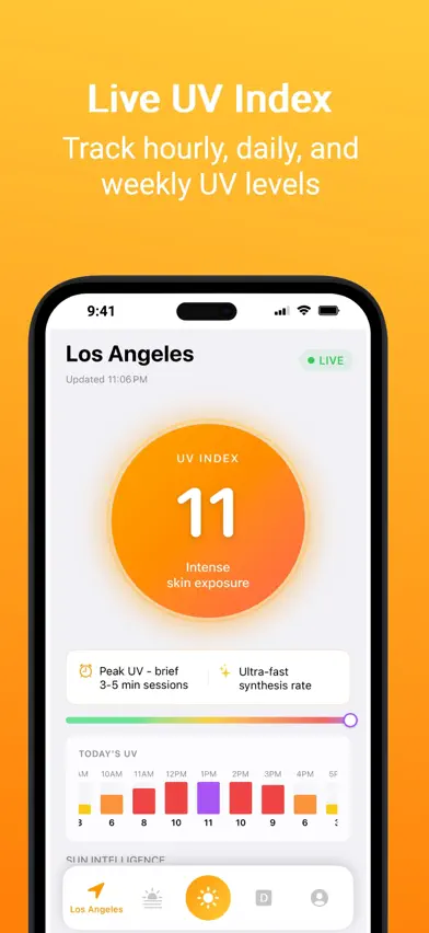UV Index & Tanning App - SunIQ screenshot 1