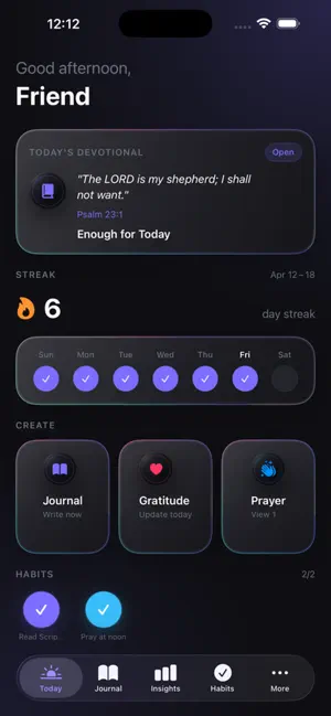 Selah - Journal screenshot 1
