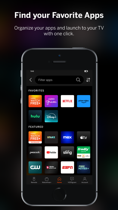 VIZIO | WatchFree plus App screenshot