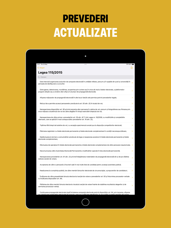 Screenshot #5 pour Alegeri: Legi & Amenzi