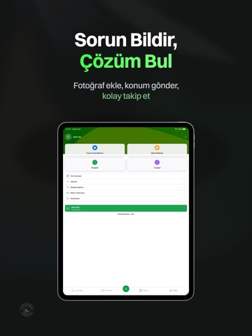 Gaziosmanpaşa Belediyesi Mobil iPad screenshot