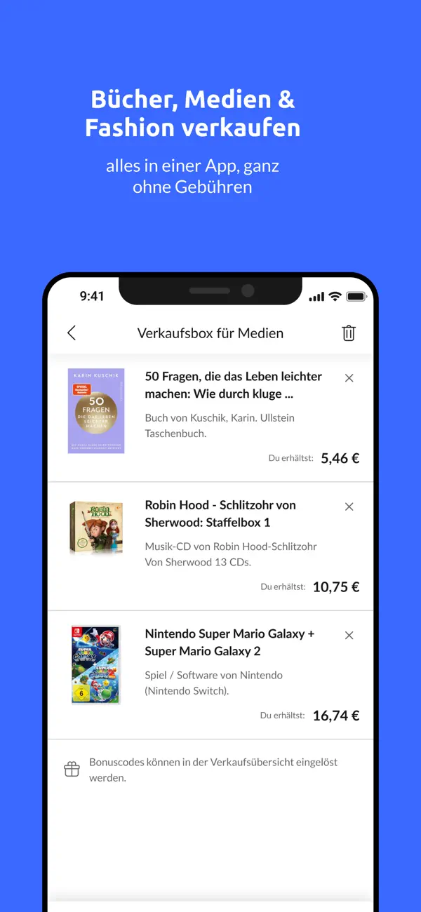 momox: Second Hand verkaufen Screenshot 2