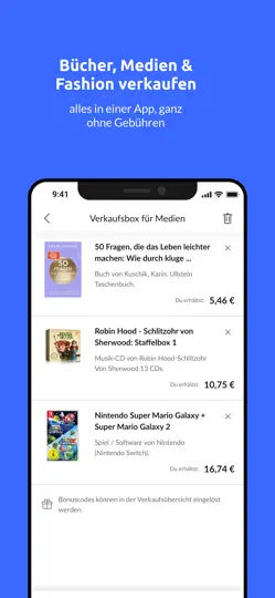 Screenshot von Momox: Second Hand Verkaufen auf dem iPhone 2