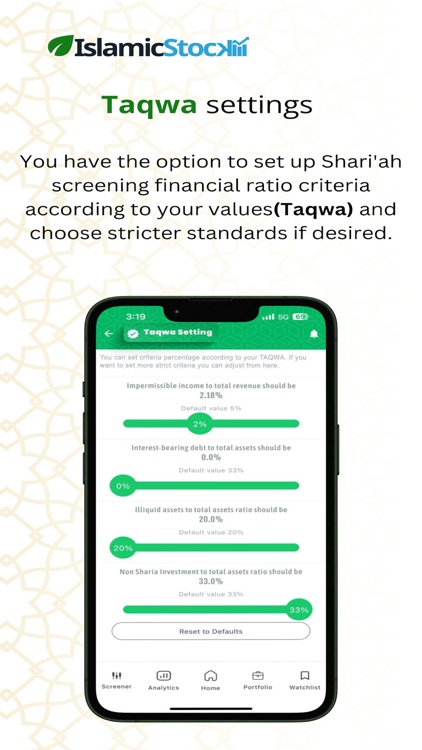 IslamicStock - Screener India
