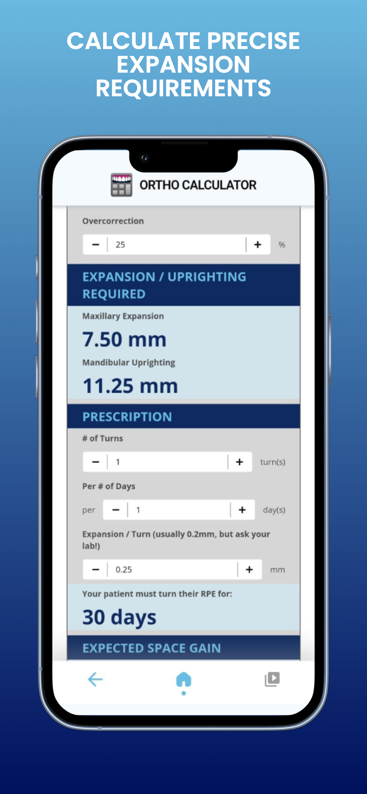 Ortho Calculator