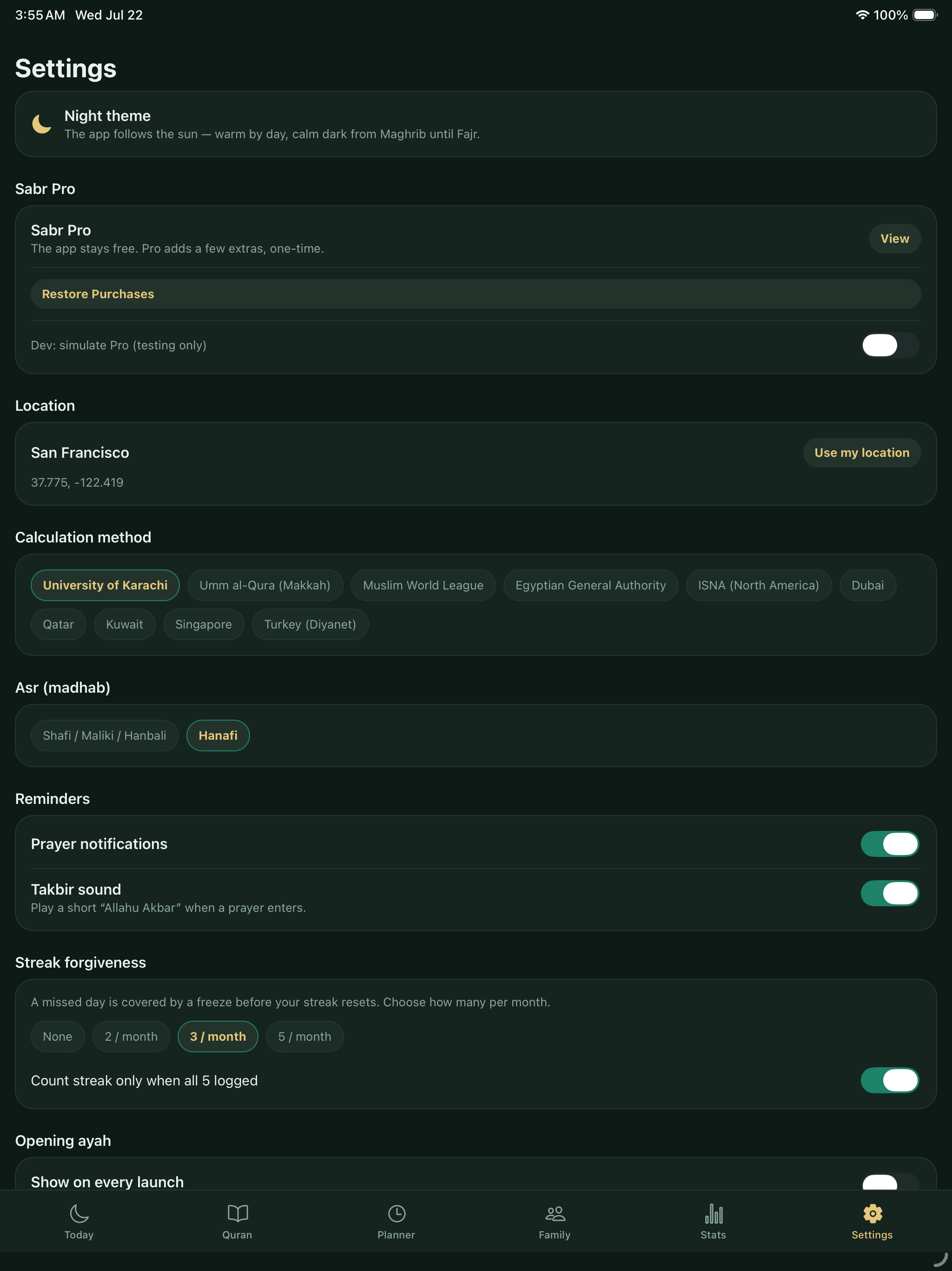 Sabr Prayer Tracker screenshot 11